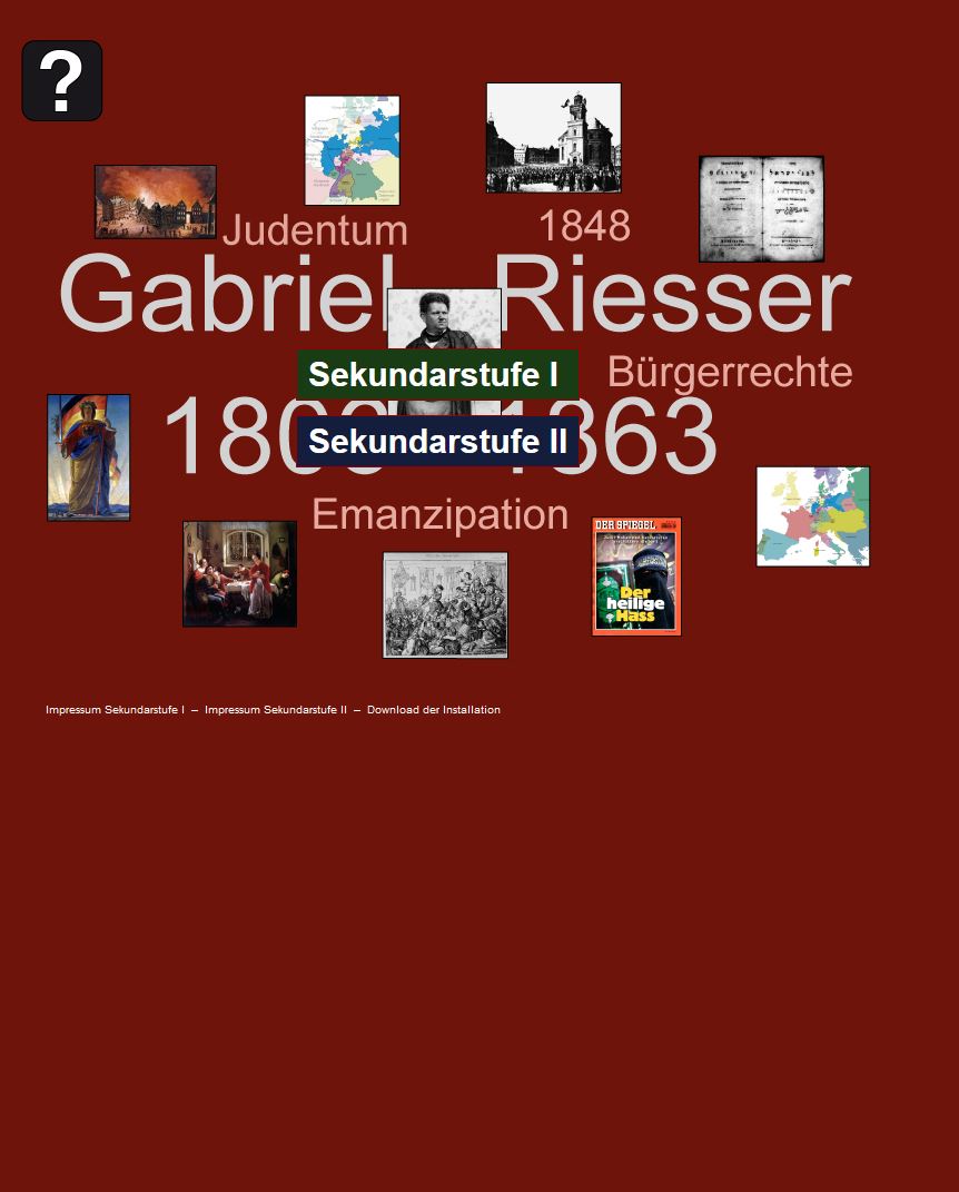 Judentum Bürgerrechte Emanzipation Gabriel Riesser