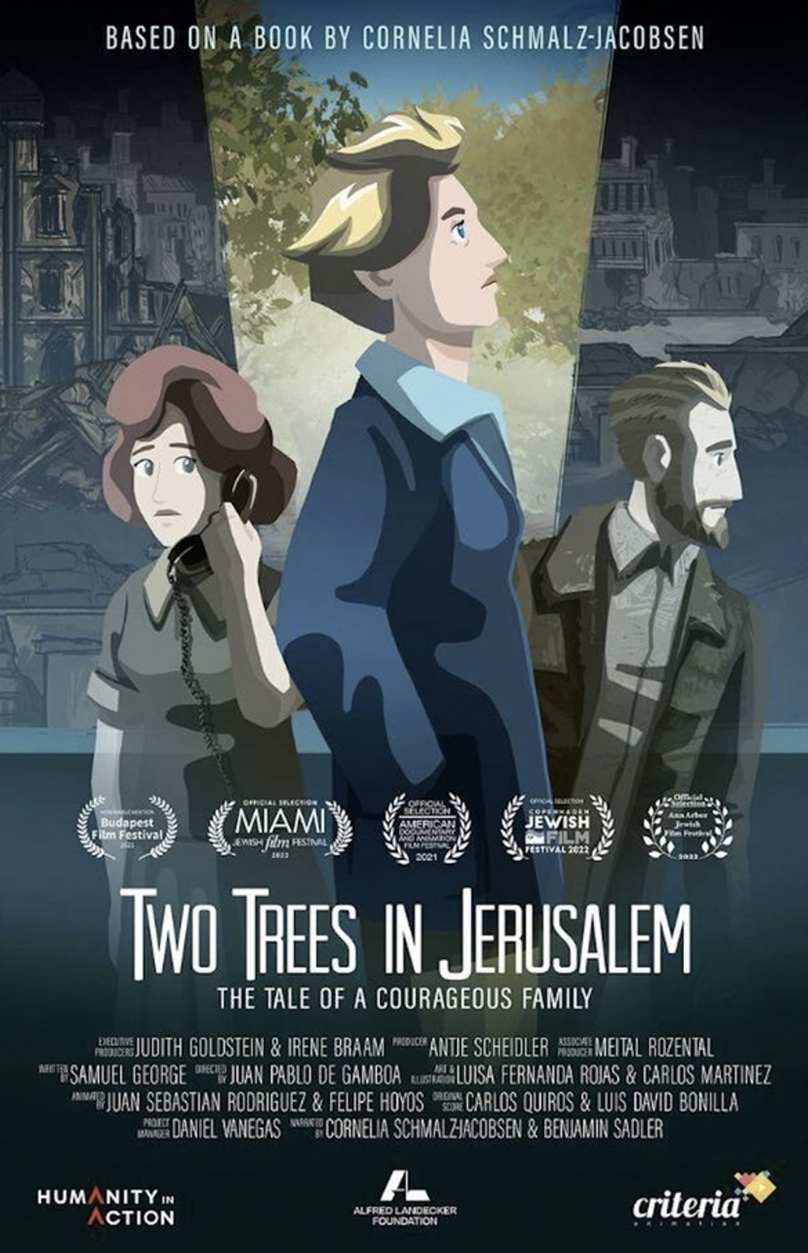 Zwei Bäume in Jerusalem